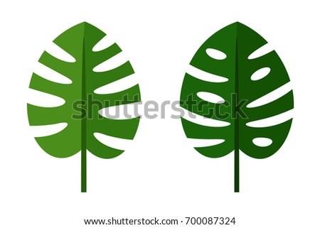 Palm Trees Isolated On White Background Stock Vector 503458564