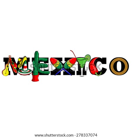 Mexico Word Stock Images, Royalty-Free Images & Vectors | Shutterstock