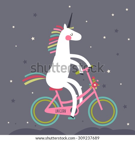 circle vector of stars Illustration On Stock Unicorn Vector Cute Bicycle Vector