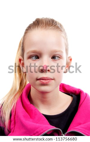 Ten Year Old Girl Sticking Out Stock Photo 1668340 - Shutterstock