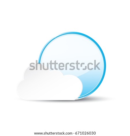 Cloud Symbol 3d Rendered Illustration Stock Illustration 124301725