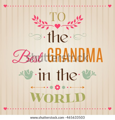 Download Vintage Happy Birthday Typographical Greeting Card Stock ...