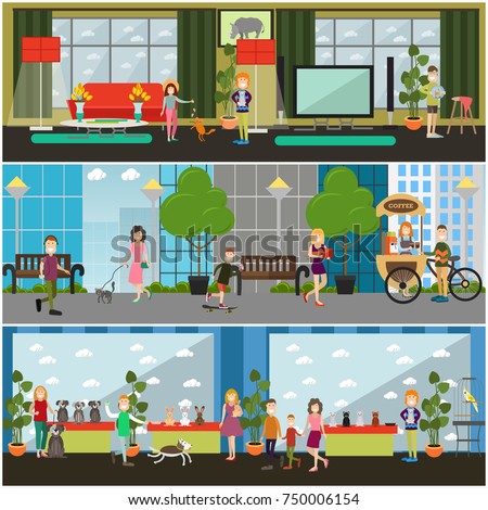 Scenes Children Road Safety Illustration Stock Vector 