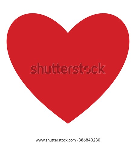 Heart Vector Icon Stock Vector 386840230 - Shutterstock