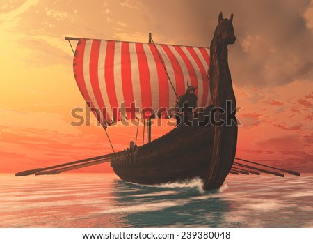 Trading system of vikings