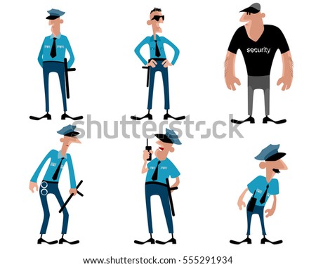 Cartoon Guard Stock Photos, Royalty-Free Images & Vectors - Shutterstock