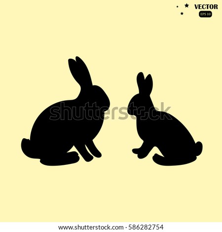 Rabbit Vector Stock Vector 43099726 - Shutterstock