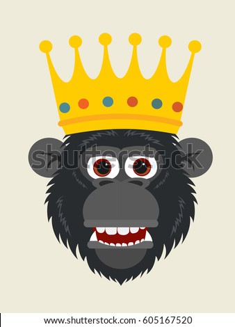 Monkey King Stock Vector Royalty Free 605167520