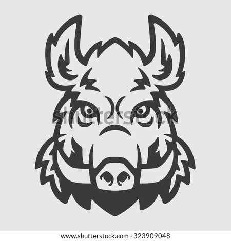 stock-vector-wild-boar-head-logo-mascot-