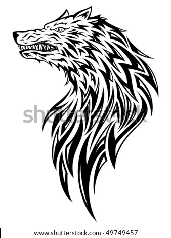 wolf tribaltattoo style stock vector 49749457 shutterstock wolf tribaltattoo style stock vector 49749457 shutterstock