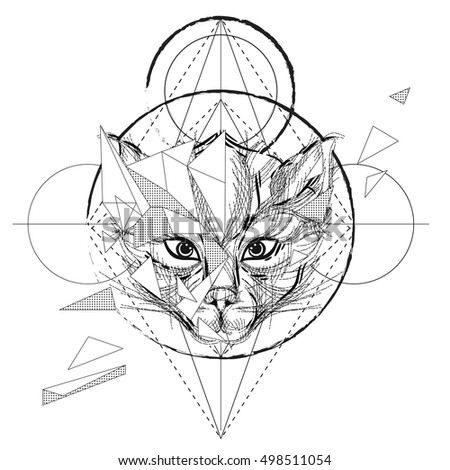 Download Geometric Cat Stock Images, Royalty-Free Images & Vectors ...