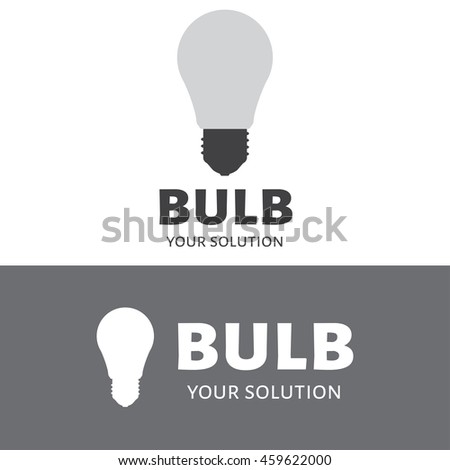 Light Bulb Line Vector Logo Template Stock Vector 400402825 - Shutterstock