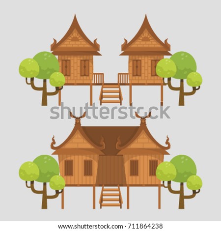 Thai House Stock Images Royalty Free Images Vectors 