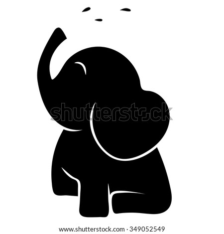 Free Free 65 Baby Elephant Svg Black And White SVG PNG EPS DXF File