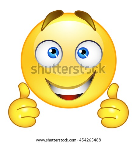 Have Idea Emoticon Stock Vector 53942368 - Shutterstock