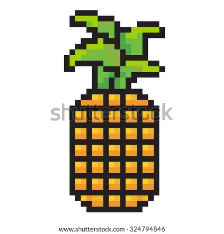 Spreadsheet Pixel Art Pineapple Shop For Pineapple Express Art From The World S Greatest Living Artists Goimages World