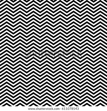 Zigzag Lines Jagged Stripes Seamless Surface Stock Vector 611078543 ...