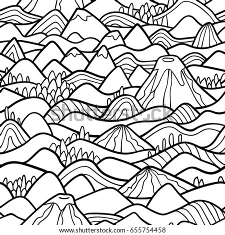 Mountain Outline Stock Images, Royalty-Free Images & Vectors | Shutterstock