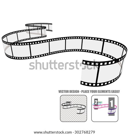 Transparent Vector Film Roll เวกเตอร์สต็อก 302768279 - Shutterstock