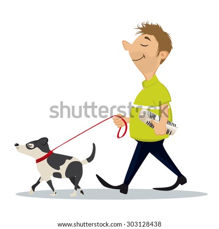 Dog leash cartoons Stock Photos, Images, & Pictures | Shutterstock