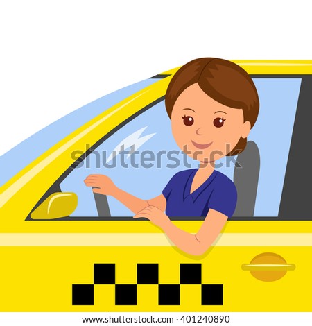 Cartoon Taxi Cab Stock Images, Royalty-Free Images & Vectors | Shutterstock