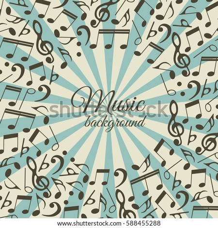 Love Music Piano Music Notes Heart Stock Vector 192438971 - Shutterstock