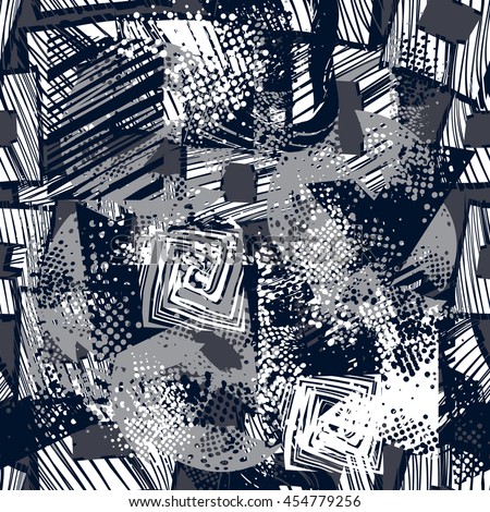 Abstract Seamless Geometric Pattern For Boys Grunge Urban Modern Background Guys Creative Chaotic Abstract Seamless Geometric Pattern For Boys Grunge Urban Modern Background Guys Creative Chaotic