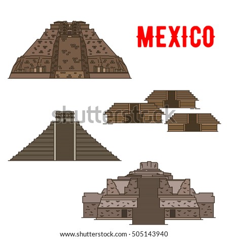 Aztec Maya Ancient Drawing Art Isolated Stock Vector 164679272 ...