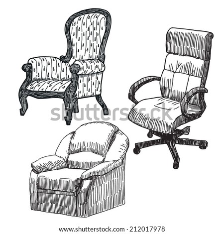 Armchair Drawing Armchair Drawing