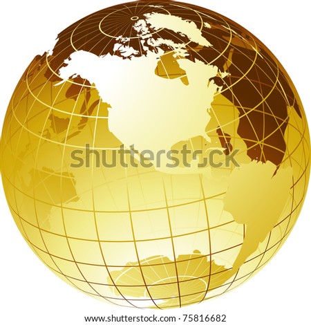 Gold Globe Stock Photos, Images, & Pictures | Shutterstock