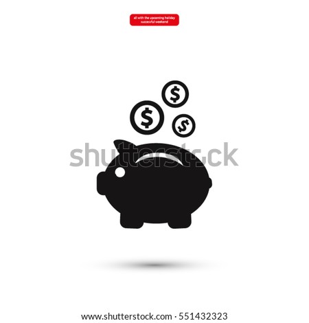 earnings .Vector icon 10 EPS