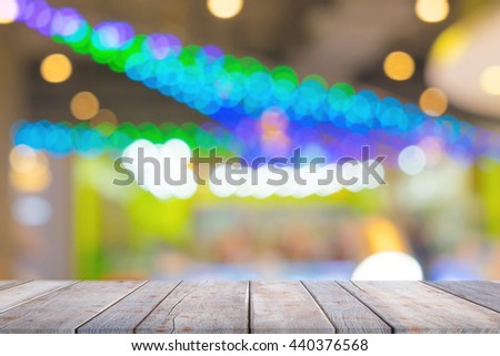 Empty Wooden Table Party Garden Background Stock Photo 557690464 ...