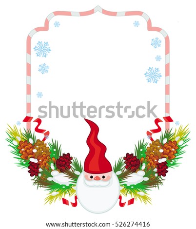 holiday frame with decorations and christmas elf copy space christmas background vector clip - Free Christmas Images To Copy holiday frame with decorations and christmas elf copy space christmas background vector clip - Free Christmas Images To Copy