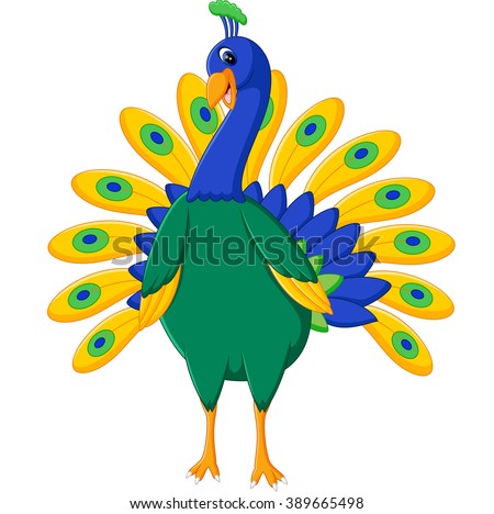 Peacock Cartoon Stock Images, Royalty-Free Images & Vectors | Shutterstock