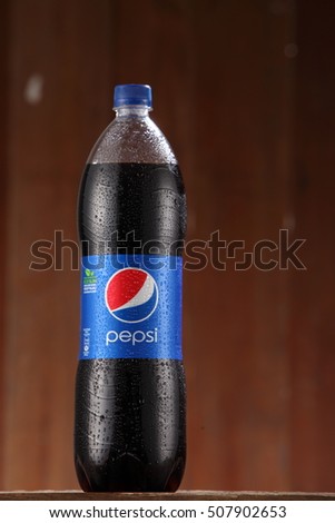 Kuala Lumpur, Malaysia 31th Oct 2016,Pepsi soft drink. Pepsi is a carbonated soft drink produced and manufactured by PepsiCo Inc. an American multinational food and beverage company.