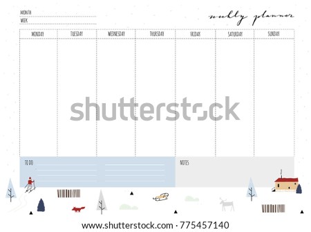 weekly organizer