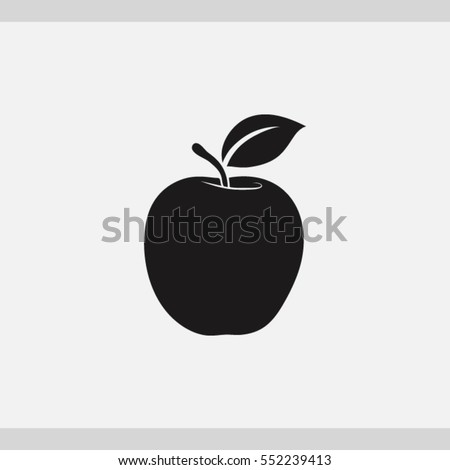 apple icon. One of set web icons