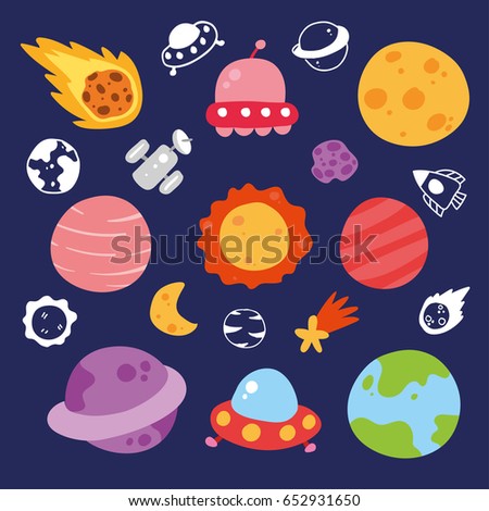 Cartoon Space Background Stock Images, Royalty-Free Images & Vectors