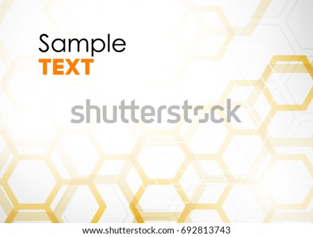 Vector Abstract geometric background. Template brochure design. Hexagonal banners. Can be used for website and promotion. Clean white design layout template.