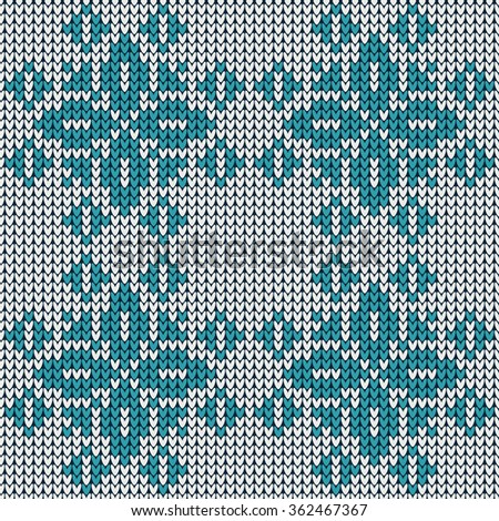 Knitted seamless pattern.