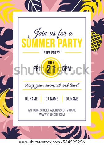 invitation summer party