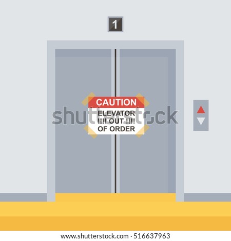 Elevator Out Of Order Clip Art