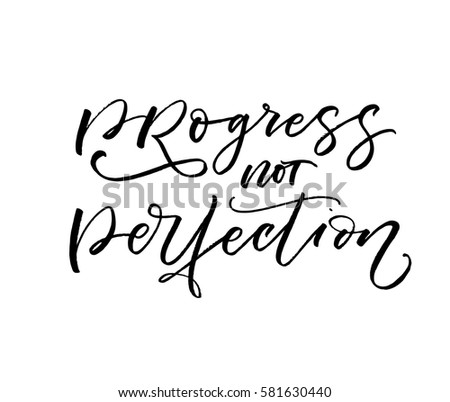 Handwritten Brush Style Modern Calligraphy Cursive Stock Vector ...