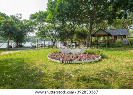 DONG NAI, VIETNAM March 16 2016: Beautiful Scene at GiangDien Waterfall, Dong Nai province, Vietnam in a daytime