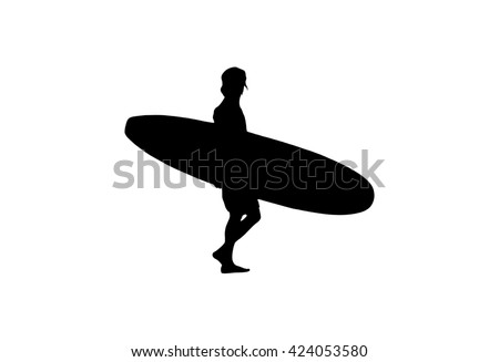 Surfboard Silhouette Stock Images, Royalty-Free Images & Vectors ...