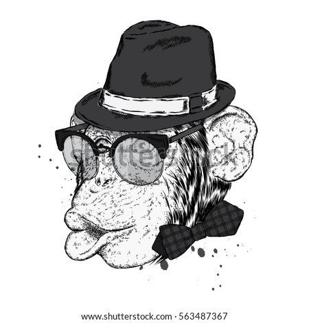 Monkey cartoon images black and white dress Monkey cartoon images black and white dress