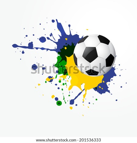 Grunge Style Vector Football Design Stock Vector 201536333 - Shutterstock