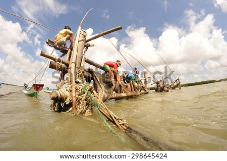 Working on the river