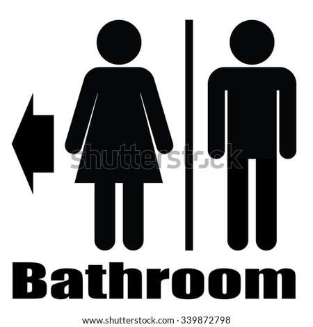 Bathroom Sign Male man woman toilet sign male female stock vector 339872522 Bathroom Sign Male man woman toilet sign male female stock vector 339872522