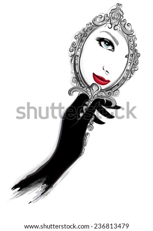 woman holding hand mirror heart shaped hand woman holding hand mirror drawing 22296 movieweb woman holding hand mirror heart shaped hand woman holding hand mirror drawing 22296 movieweb
